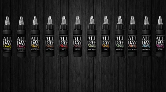 Introducing the 12 original All Day Shorty flavours.