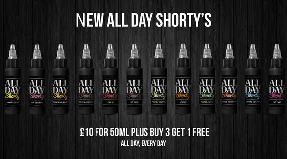 New All Day Shorty's Available Now